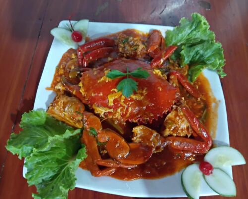 Crab chily sauce