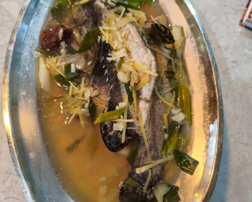 Fish steam teo chew