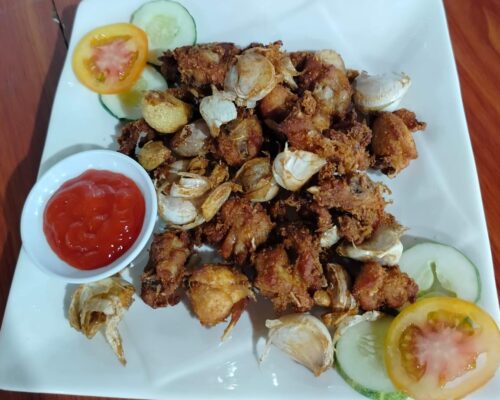 Fried chicken garlic